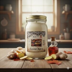 Ginger Maple - 32 oz Coconut Wax Candle
